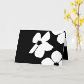 ハッピーバースデー カード (黄色い花)