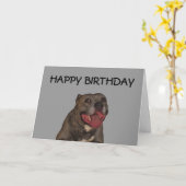 ハッピーバースデー カード (黄色い花)