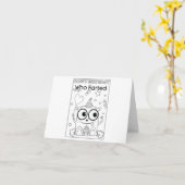 ハッピーバースデー カード (黄色い花)