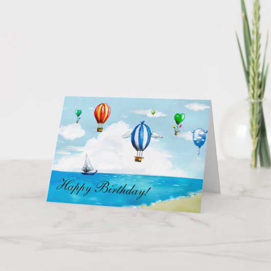 ハッピーバースデー! カード (正面)