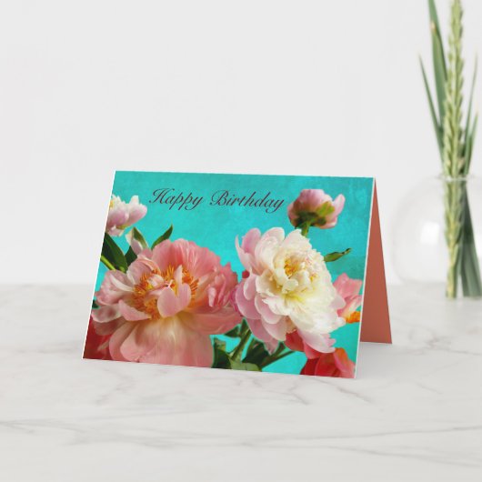 ハッピーバースデー カード (正面)