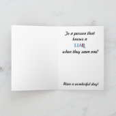 ハッピーバースデー! カード (内部)