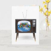 ハッピーバースデー カード (黄色い花)