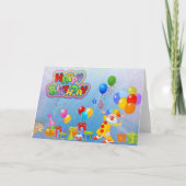 ハッピーバースデー カード (正面)