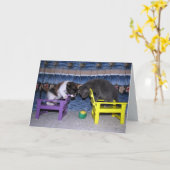 ハッピーバースデー カード (黄色い花)