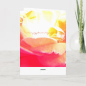 ハッピーバースデー カード (裏面)