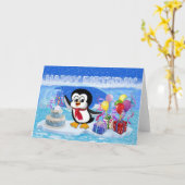 ハッピーバースデー カード (黄色い花)