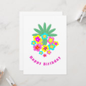 ハッピーバースデー カード (正面/裏面インサイチュ)