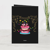 ハッピーバースデー カード (裏面)