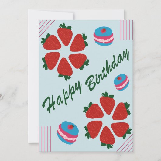 ハッピーバースデー カード (正面)