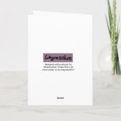 ハッピーバースデー カード (裏面)