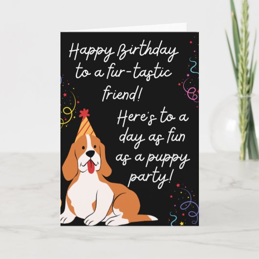 ハッピーバースデー カード (正面)