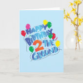 ハッピーバースデー カード (黄色い花)