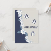 ハッピーバースデー カード (正面/裏面インサイチュ)