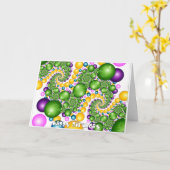 ハッピーバースデー カード (黄色い花)