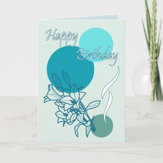 ハッピーバースデー カード (正面)