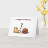 ハッピーバースデー カード (黄色い花)