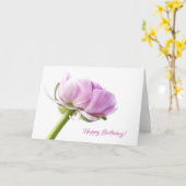 ハッピーバースデー カード (黄色い花)