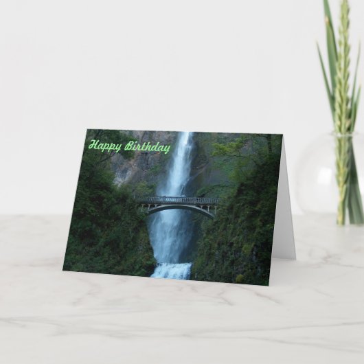 ハッピーバースデー カード (正面)