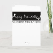 ハッピーバースデー カード (裏面)