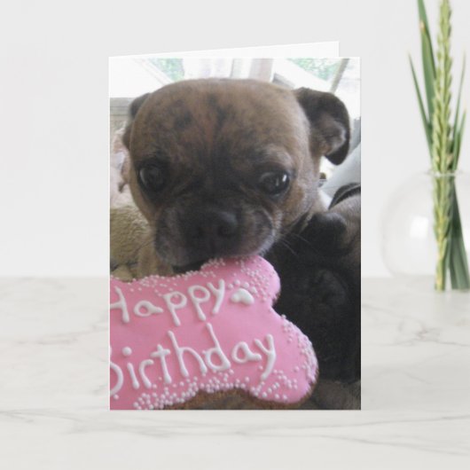 ハッピーバースデー カード (正面)