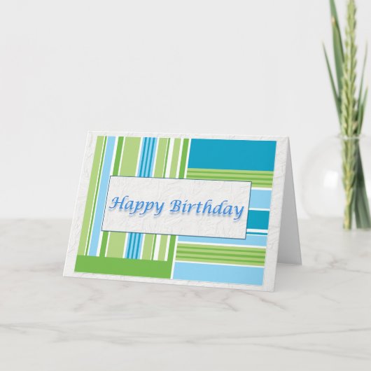 ハッピーバースデー カード (正面)