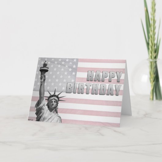 ハッピーバースデー カード (正面)