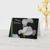 ハッピーバースデー! カード (黄色い花)