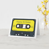 ハッピーバースデー カード (黄色い花)