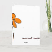 ハッピーバースデー! カード (裏面)