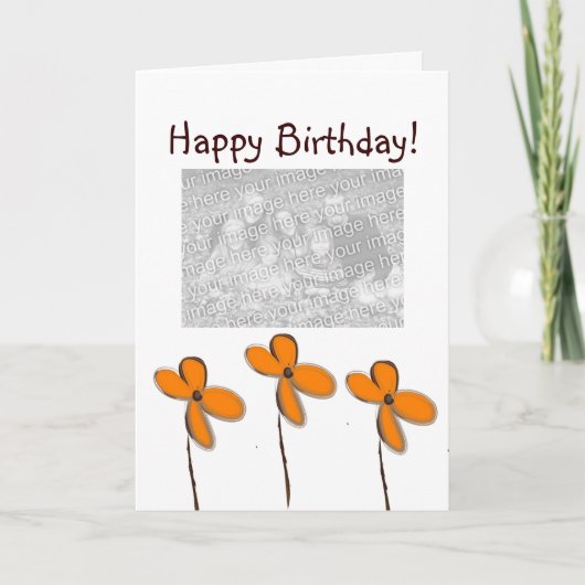 ハッピーバースデー! カード (正面)