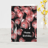 ハッピーバースデー カード (黄色い花)