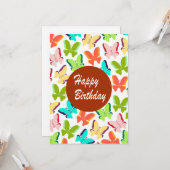 ハッピーバースデー カード (正面/裏面インサイチュ)