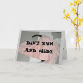 ハッピーバースデー カード (黄色い花)