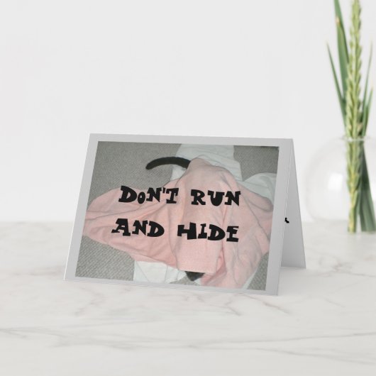 ハッピーバースデー カード (正面)