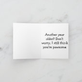 ハッピーバースデー カード (内部)