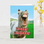 ハッピーバースデー カード (黄色い花)