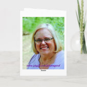 ハッピーバースデー カード (裏面)