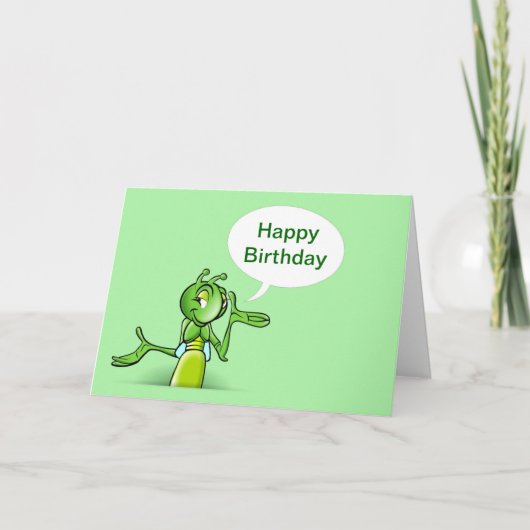 ハッピーバースデー カード (正面)