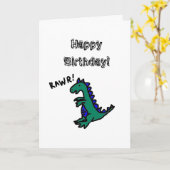 ハッピーバースデー! カード (黄色い花)