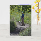 ハッピーバースデー カード (黄色い花)