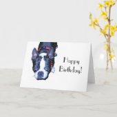 ハッピーバースデー! カード (黄色い花)