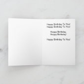 ハッピーバースデー カード (内部)