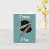 ハッピーバースデー カード (黄色い花)