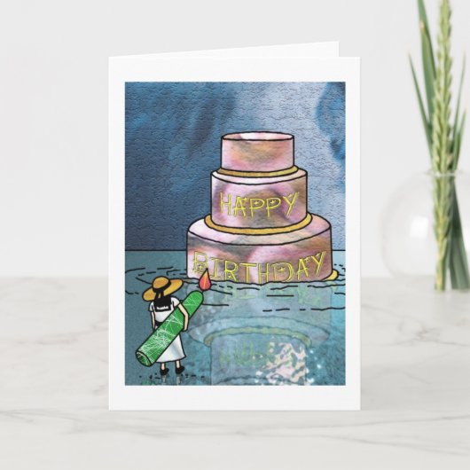 ハッピーバースデー カード (正面)