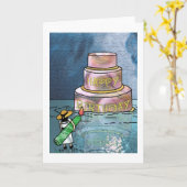 ハッピーバースデー カード (黄色い花)