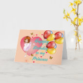 ハッピーバースデー カード (黄色い花)