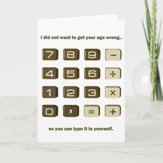 ハッピーバースデー カード (正面)