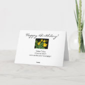 ハッピーバースデー! カード (裏面)