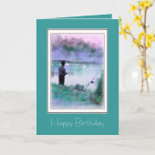 ハッピーバースデー カード (黄色い花)